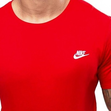 Футболка Nike, мужская спортивная футболка, красная 827021-611 S