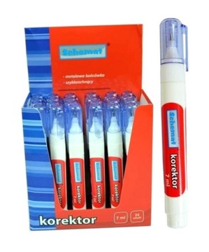 KOREKTOR Z METALOWĄ KOŃCÓWKĄ 7 ML (24SZT)