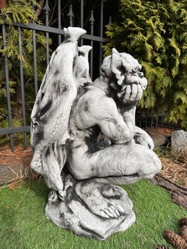 Горгулья XXL бетонные садовые фигурки горгульи большие