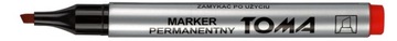 MARKER PERMANENTNY TOMA, czerwony (TO-090)
