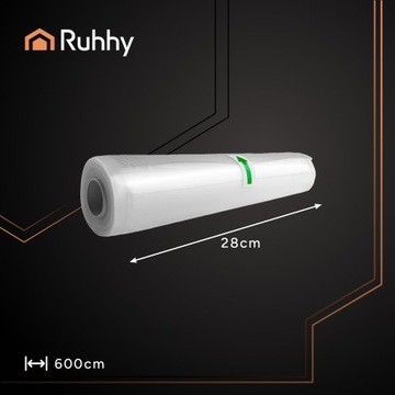 Фольга для вакуумной сварочной машины, рукав ролика, 28 см 28x600 см 6 м xxl