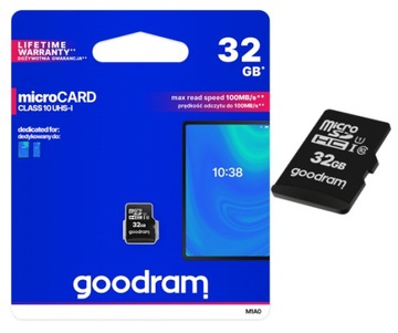 KARTA PAMIĘCI GOODRAM MICROSD 32 GB CLASS 10 UHS-I