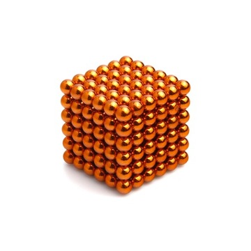 Kulki Magnetyczne sr.5 mm N38 pomarańczowe 216 szt.