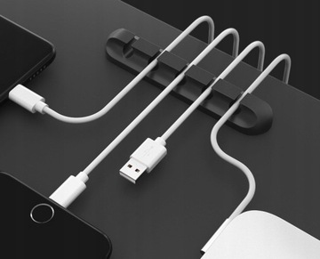 КАБЕЛЬНЫЙ ОРГАНАЙЗЕР ДЛЯ НАСТОЛЬНОГО СИЛИКОНОВОГО САМОКЛЕЯЩЕГОСЯ ДЕРЖАТЕЛЯ