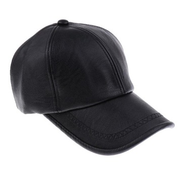 Leather Baseball Baseball Leather Style 2-Black
