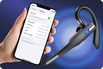 НАУШНИКИ BLUETOOTH 5.1 ДЛЯ РАЗГОВОРОВ ВОДИТЕЛЯ МУЛЬТИЗАРЯДНОЙ ЧЕХОЛ POWERBANK