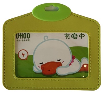 Etui Holder na kartę Smycz UHOO 6591 Duck eco poz Green