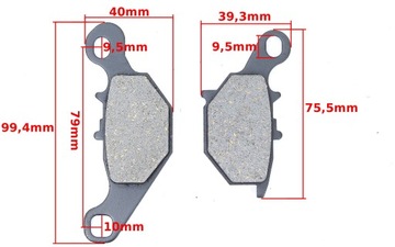 KLOCKI HAMULCA KAWASAKI KLX 125 KMX 125 SUZUKI SBP