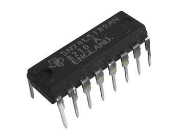 74LS189 DIP16 TEXAS INSTRUMENTS SN74LS189AN