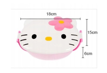 контейнер для завтрака ланчбокс hello kitty