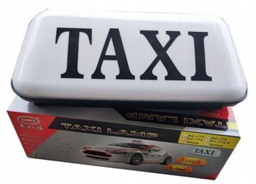 Лампа TAXI Magnet, сигнальный белый петух, большая, с выключателем