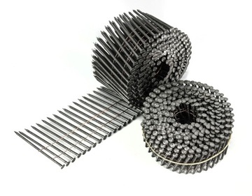 Gwoździe do gwoździarki BĘBNOWE 2,8x80mm 6000szt Łączone drutem Koletowane