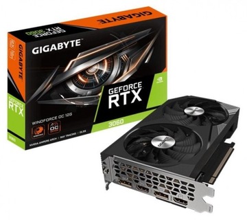KARTA Gigabyte GeForce RTX 3060 WindForce 12GB OC