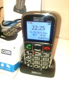 Мобильный телефон для пожилых людей Maxcom MM461 4 МБ черный