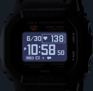 Zegarek Casio G-SHOCK DW-H5600-1ER bieganie basen