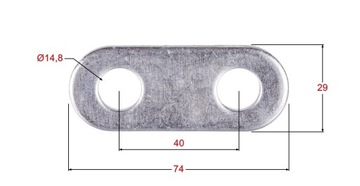 Соединительная пластина тяги экскаватора 560410004 20 шт.