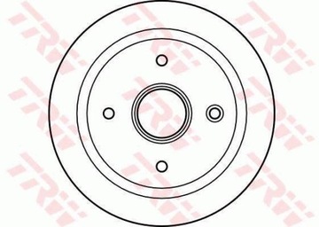 TRW DB4301 Тормозной барабан