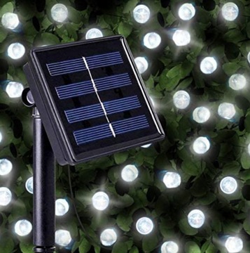 НАРУЖНЫЕ РОЖДЕСТВЕНСКИЕ ОГНИ СОЛНЕЧНЫЕ GIRLAND 100 LED SOLAR