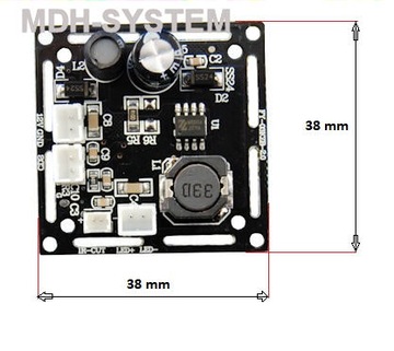 OŚWIETLACZ PODCZERWIENI IR DO KAMERY 25 m 92x55 mm