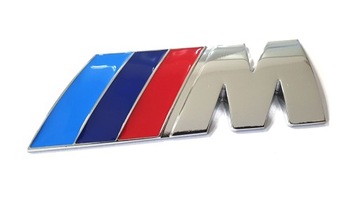 BMW M-POWER EMBLEMAT ZNACZEK 45X15mm NA BŁOTNIKI