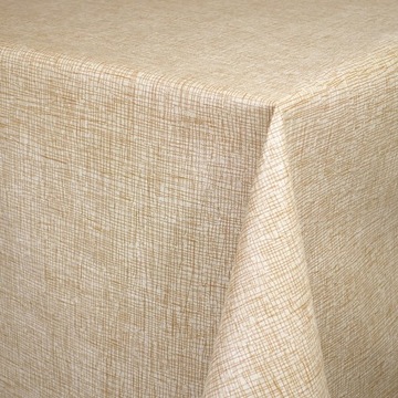 Cerata ZŁOTY LEN jak MATERIAŁ LNIANY 180x140cm PL