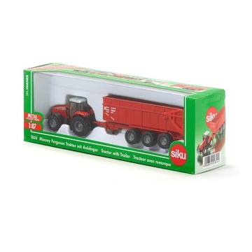 Traktor Massey Ferguson 8480 z przyczepą Siku 1844