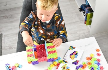 MELI CONSTRUCTOR EDU 2000 БЛОКИ В КОРОБКЕ+КАРТОЧКИ