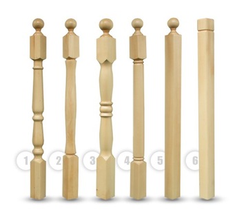 Tralka BUK balustrady BUKOWA drewniana tralki