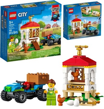 LEGO City 60344 Kurnik z kurczakami Prezent