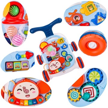 ИНТЕРАКТИВНЫЙ ОБРАЗОВАТЕЛЬНЫЙ СТОЛ 2 В 1 PUSH WALKER