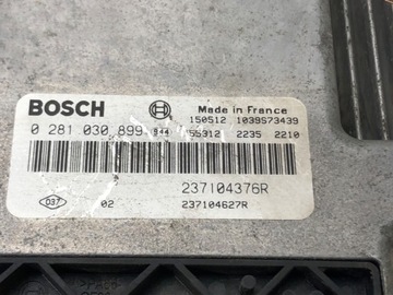 JEDNOTKA MOTORU RENAULT KANGOO II 237104376R 1.5 75KM ŘÍZENÍ MODUL
