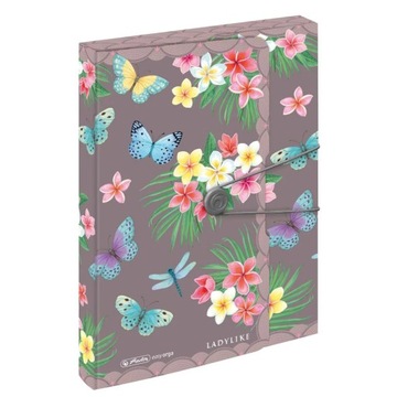 Teczka plastikowa A4/ 4cm LadyLike Butterflies