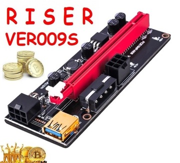 Riser 009S GOLD Новейшая модель! USB 3.0 PCI-E