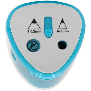 Электрическая точилка Strigo, синяя, 2 отверстия