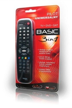 Пульт дистанционного управления Elmak Basic 3in1 Black TV Sat
