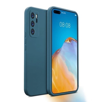 ETUI CASE SILIKON LIQUID do Huawei P40 NIEBIESKI