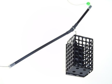 Комплект навесных кормушек, готовый поводок для корзины, донный крючок.