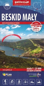 BESKID MAŁY 1:25 000 MAPA WODOODPORNA GALILEOS