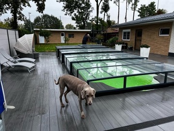 Крыша бассейна, бассейн, 420 x 850 x 65 см - Системные покрытия