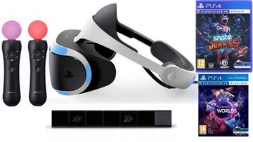 SONY PLAYSTATION VR + KAMERA + 2 x MOVE + GRY !