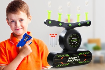 ЛЕТАЮЩИЕ ШАРЫ СТРЕЛЬБА ПО МИШЕНИ ИГРУШЕЧНЫЙ НАВЫК ИГРОВОЙ ПИСТОЛЕТ