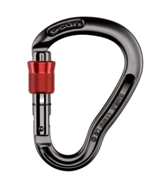 Karabinek Ocun Eagle HMS Screw anthracite/red