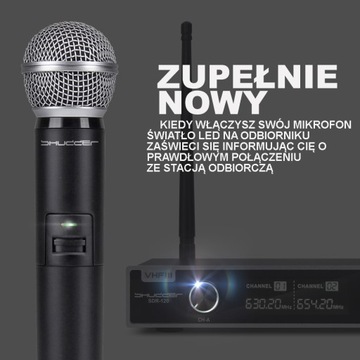 Комплект из двух беспроводных микрофонов Shudder SDR1202.