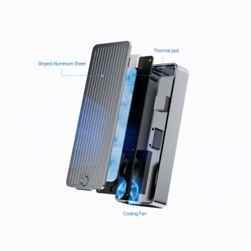 Корпус SSD-адаптера Fanxiang MD85 M2 NVMe PCIE 2W1 USB 3.2 Type C 10Gbs