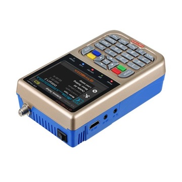 Измеритель спутникового сигнала DVB-S2 HD Предварительный просмотр ЖК-дисплея FREESAT