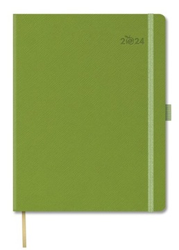 kalendarz B5 tygodniowy Ivory w okładce APPEEL zielony