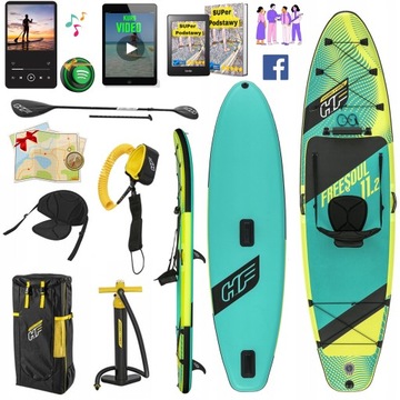 65310 Доска для серфинга Freesoul Tech Convertible 340 x 89 x 15 см