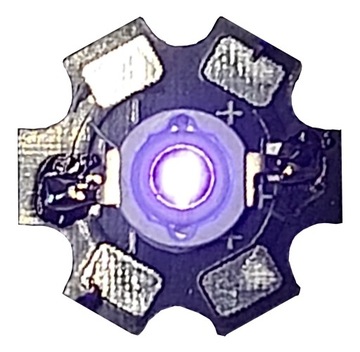 Dioda POWER LED 3W EPILEDS UV 395-405nm, 45mil PCB