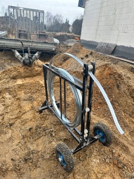 ROZWIJAK DO BEDNARKI MOBILNY ODWIJAK - malowany proszkowo - solidny stalowy