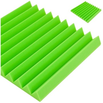 3D Акустическая стеновая панель ЗЕЛЕНЫЙ треугольный настенный кофр